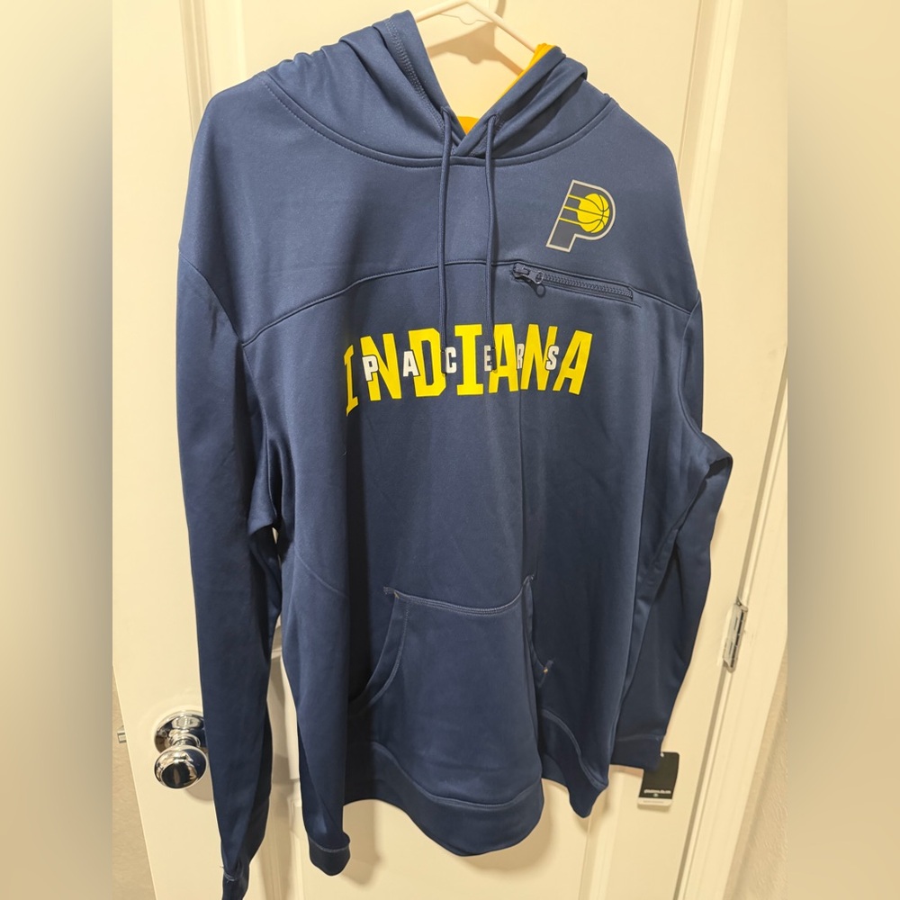 Indiana Pacers  NBA Team Apparel Game Ready Pullover Hoodie Pocket XXL 2XL New